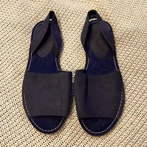 Cute navy blue sandals